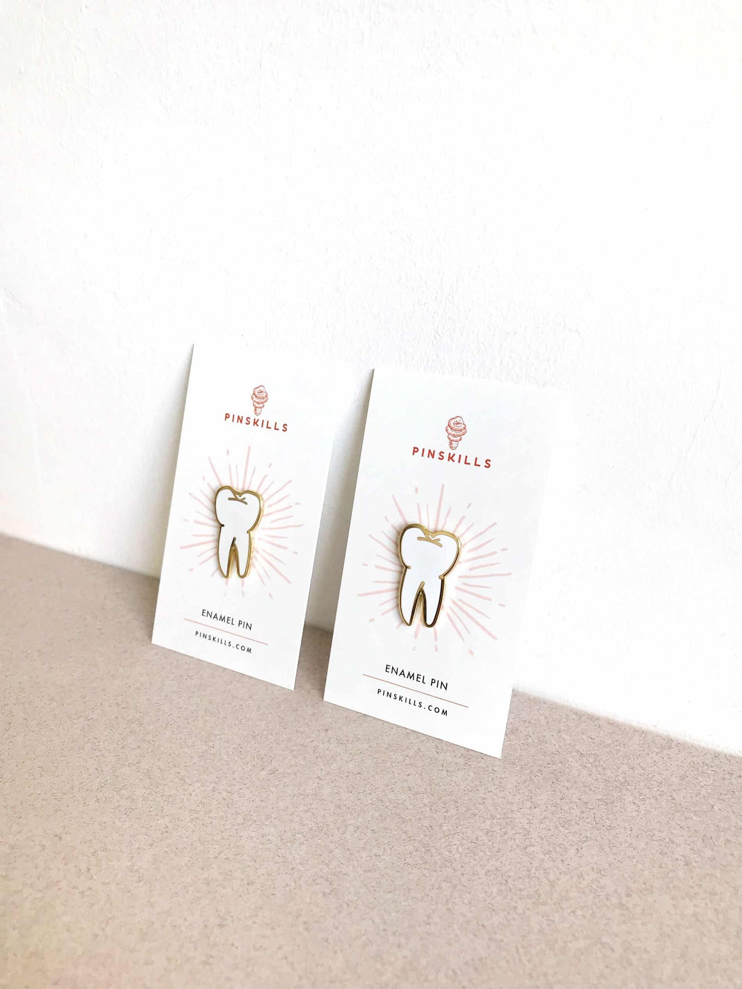 Tooth Enamel Pin - PINSKILLS