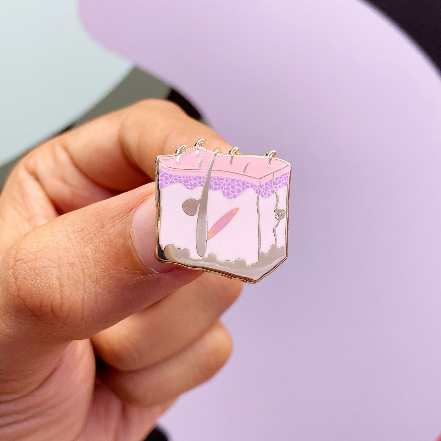 Dermatology Enamel Pin