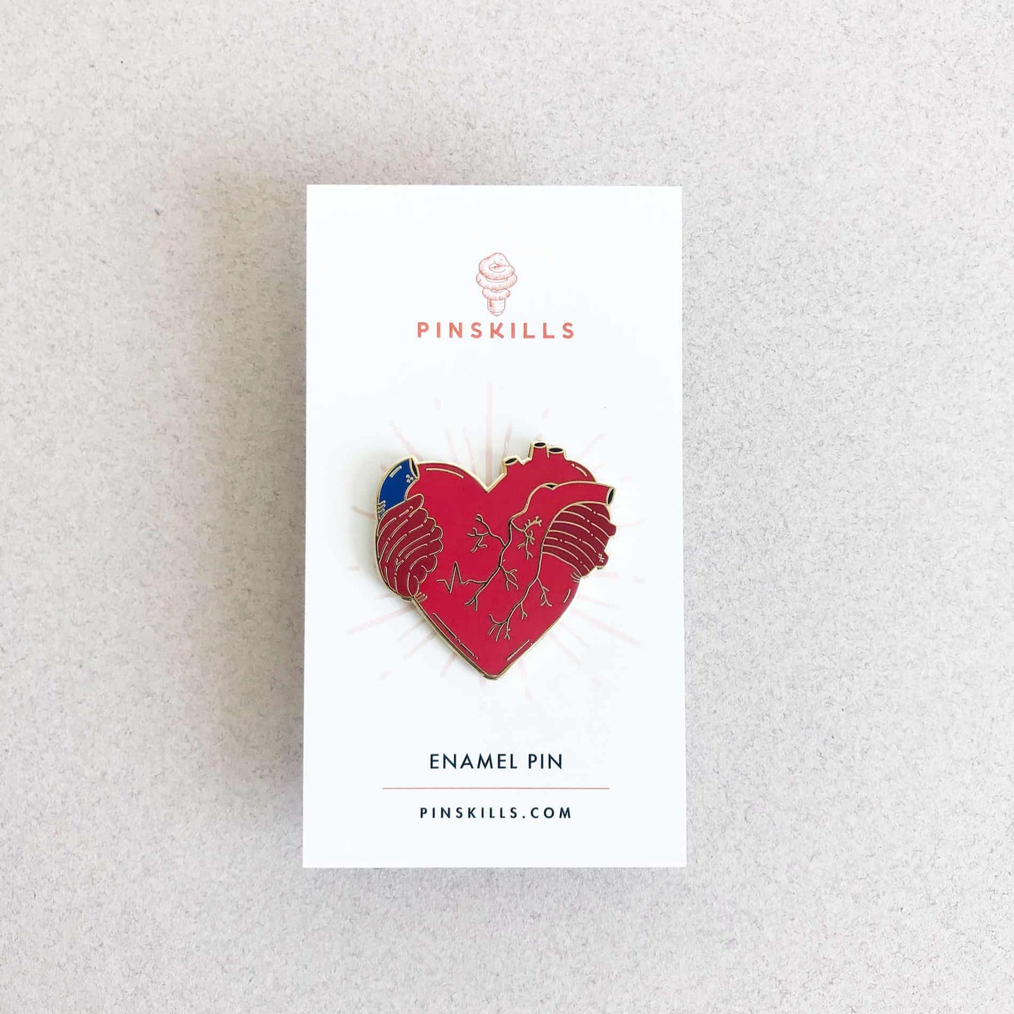 Heart Enamel Pin - PINSKILLS